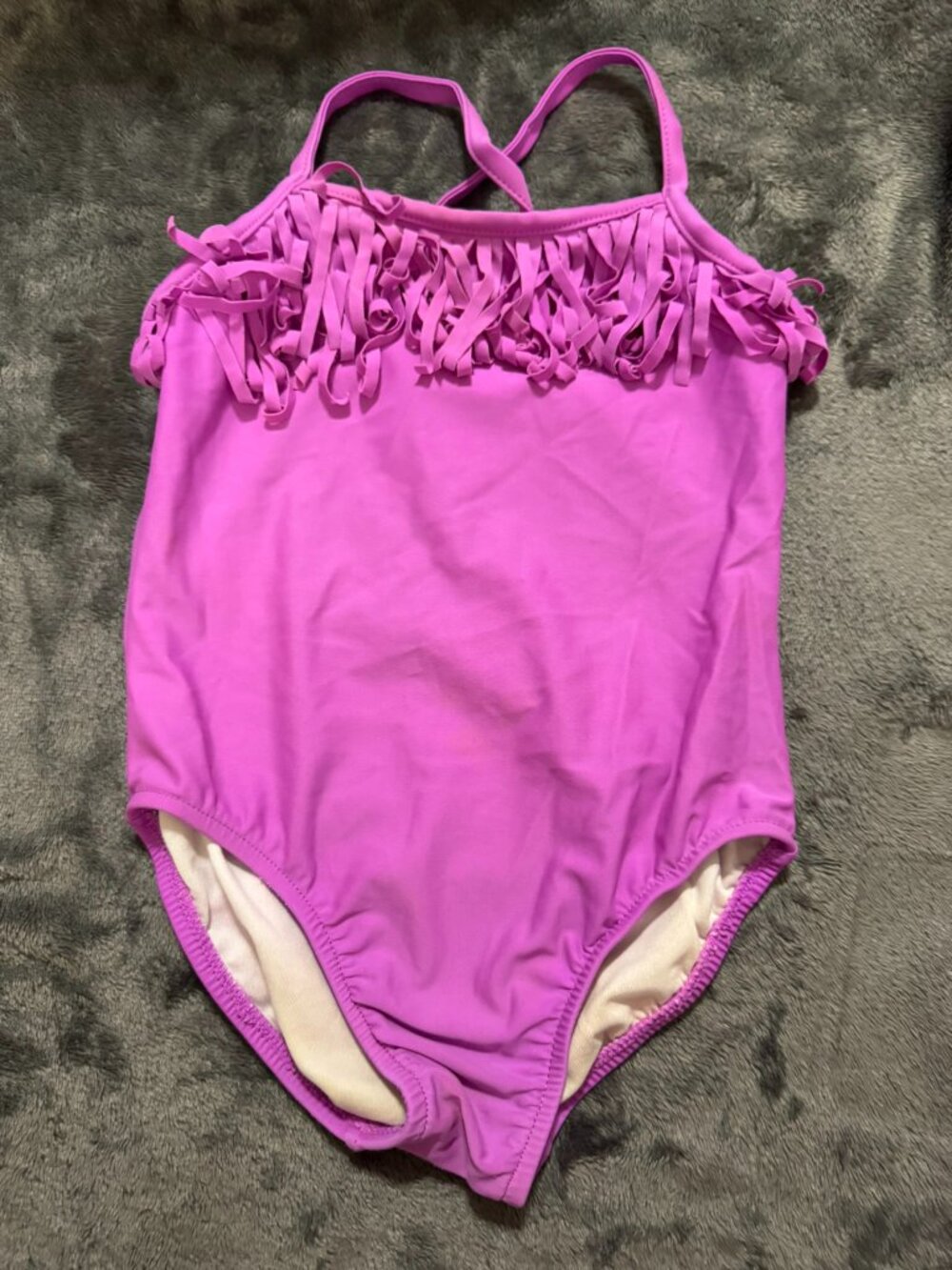 Carter's Purple Boho Fringe One Piece Swimsuit Size 4
